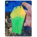 cercueil jaune-bleu porte-monnaie de poche