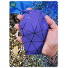 cercueil géométrie violet porte-monnaie de poche