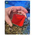 chaudron pastèque porte-monnaie de poche