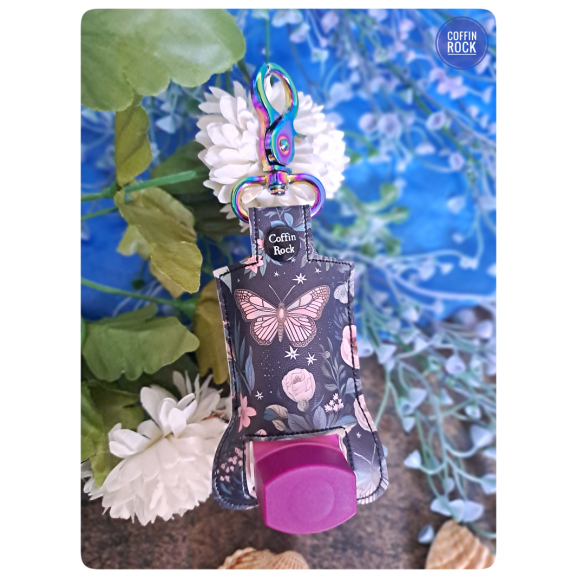 fleurs et papillon - étui pour inhalateur