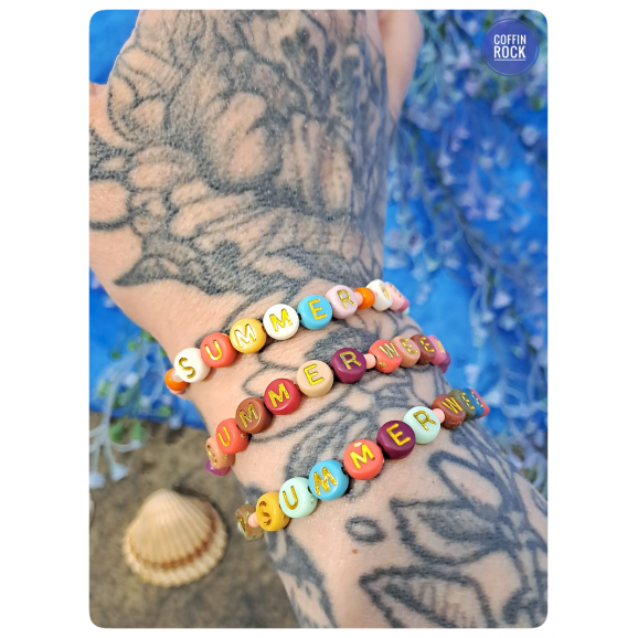 Summerween - bracelet perles