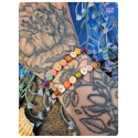 Mermaid violet - bracelet perles
