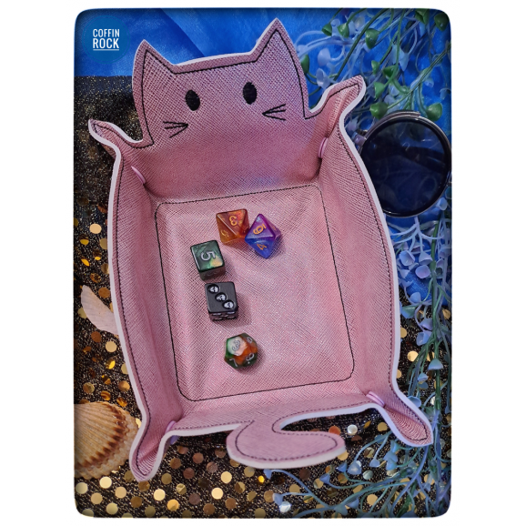 arène à dés chat rose - grand format