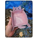 arène à dés chat rose - grand format