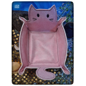 arène à dés chat rose - grand format