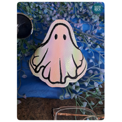 fantôme blanc irisé - porte-lunettes