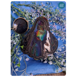 fantôme noir irisé - porte-lunettes