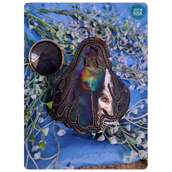 fantôme noir irisé - porte-lunettes