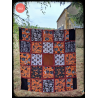 Pastel goth patchwork blanket - unique design