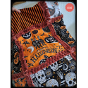 Pastel goth patchwork blanket - unique design