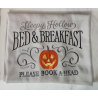 Baphomet Black kitchen towel