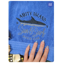 Amity Island - Serviette brodée