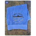 Amity Island - Serviette brodée