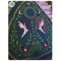 Owen's Sisters folk - coussin brodé
