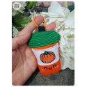 pumpkin spice latte - porte-clés peluche