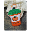 pumpkin spice latte - porte-clés peluche