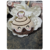 cinnamon roll - porte-clés peluche