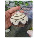 cinnamon roll - porte-clés peluche