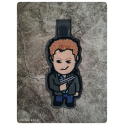 Baby's number plate - key ring