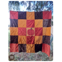 Pastel goth patchwork blanket - unique design