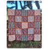 Pastel goth patchwork blanket - unique design