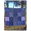 celestial witch quilt - couverture patchwork rag quilt - modèle unique
