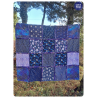 Pastel goth patchwork blanket - unique design