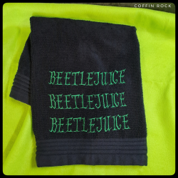 Serviette brodée dites le 3x