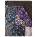 Pastel goth patchwork blanket - unique design