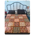 sweet autumn quilt - couverture patchwork rag quilt - modèle unique