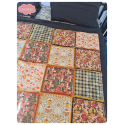 sweet autumn quilt - couverture patchwork rag quilt - modèle unique