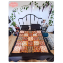 Pastel goth patchwork blanket - unique design