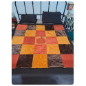 Pastel goth patchwork blanket - unique design