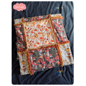 Pastel goth patchwork blanket - unique design