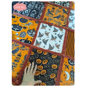 Pastel goth patchwork blanket - unique design