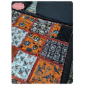 Pastel goth patchwork blanket - unique design