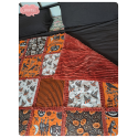 Pastel goth patchwork blanket - unique design