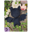 dark purple batty - peluche toute douce