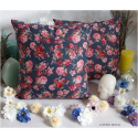 housse de coussin fleurie