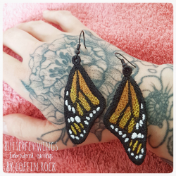 Boucles d'oreilles Monarque goldy
