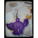 Boucle d'oreilles : chats