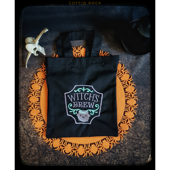 mini tote bag : Witches Brew