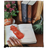 pumpkin - Lace bookmark