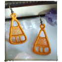 Boucle d'oreilles : candy corn