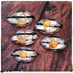 Interlabial pad - pumpkin