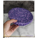 purple sparkles - bowl topper