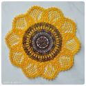 napperon tournesol dentelle
