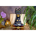 Ô Bastet ! coussin en forme de chat, Bastet déesse égyptienne de la joie du foyer