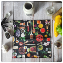 kitchen witch cotton handkerchief