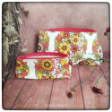 Trousse fleurs retros